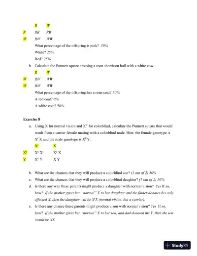 Solution Manual for Method and Practice in Biological Anthropology: A Workbook and Laboratory Manual for Introductory Courses, 2nd Edition - Page 20 preview image