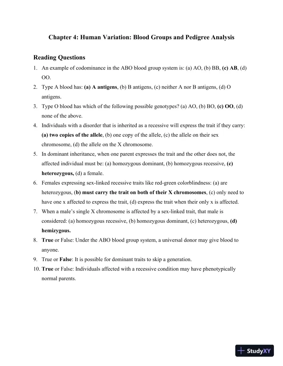 Solution Manual for Method and Practice in Biological Anthropology: A Workbook and Laboratory Manual for Introductory Courses, 2nd Edition, page 27