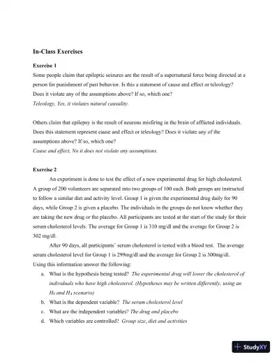 Solution Manual for Method and Practice in Biological Anthropology: A Workbook and Laboratory Manual for Introductory Courses, 2nd Edition - Page 3 preview image