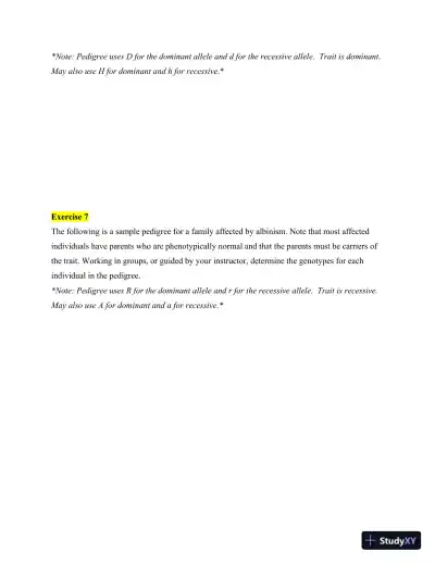 Solution Manual for Method and Practice in Biological Anthropology: A Workbook and Laboratory Manual for Introductory Courses, 2nd Edition - Page 30 preview image