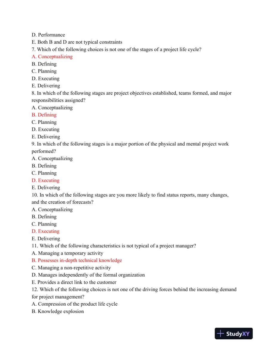 BUS 517: Project Management Midterm Exam - Week 5, page 3