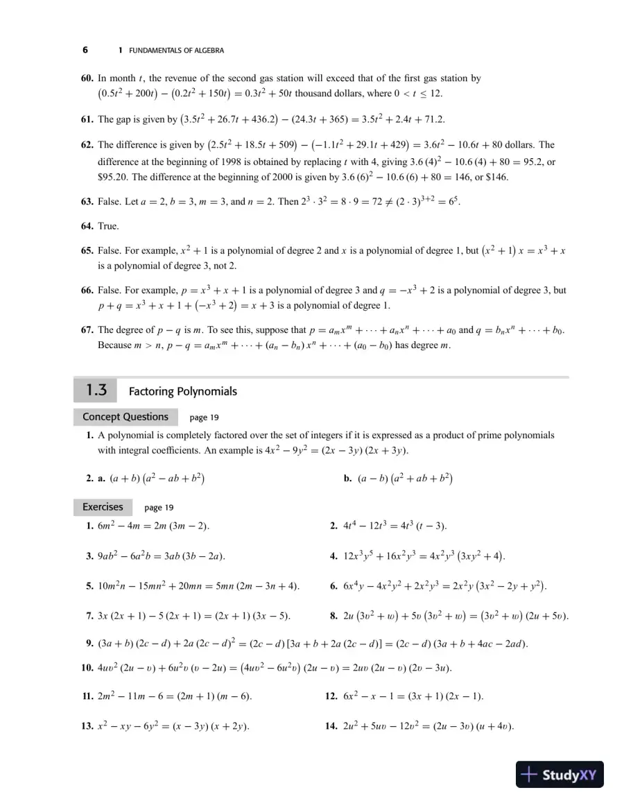 Applied Mathematics For The Managerial, Life, And Social Sciences, 6th Edition Solution Manual, page 11