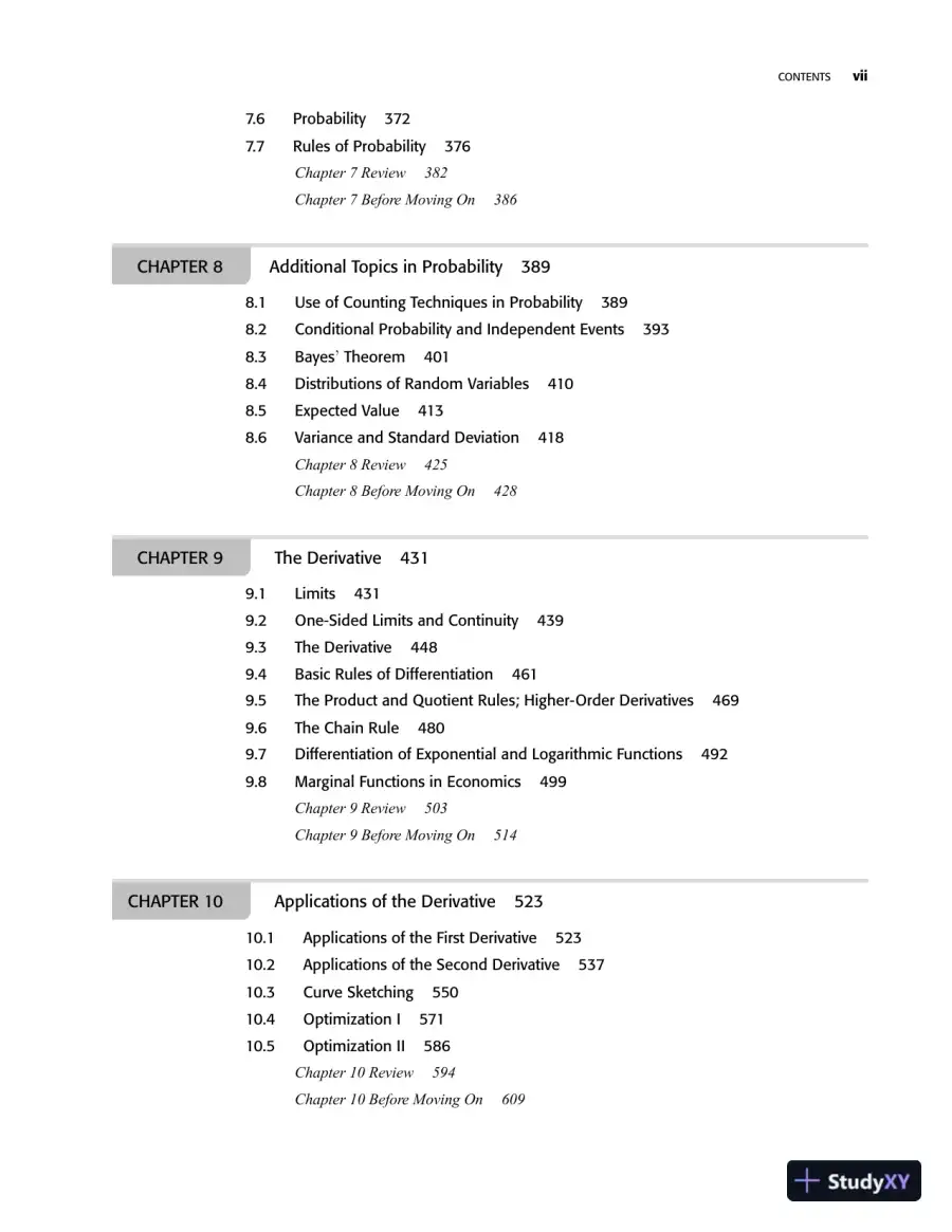 Applied Mathematics For The Managerial, Life, And Social Sciences, 6th Edition Solution Manual, page 4