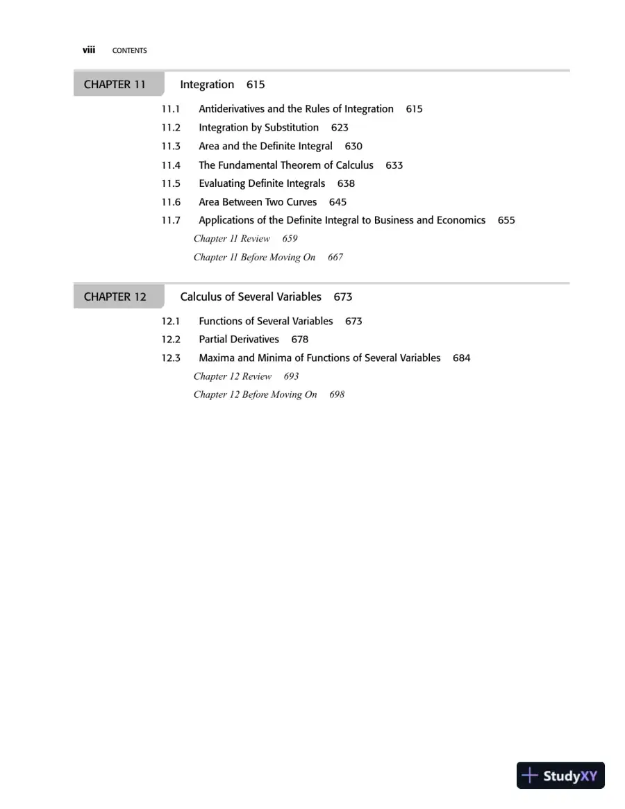 Applied Mathematics For The Managerial, Life, And Social Sciences, 6th Edition Solution Manual, page 5