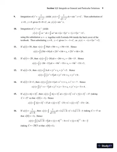 Solution Manual for Differential Equations and Linear Algebra, 4th Edition - Page 15 preview image