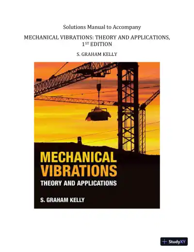 Mechanical Vibrations: Theory and Applications 1st Edition Solution Manual - Page 1 preview image