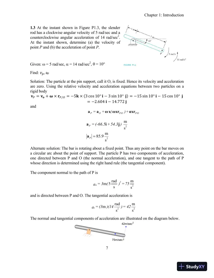 Mechanical Vibrations: Theory and Applications 1st Edition Solution Manual, page 10