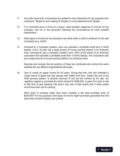 Canadian Income Taxation : Planning And Decision Making, 2013-2014 Edition Solution Manual - Page 11 preview image