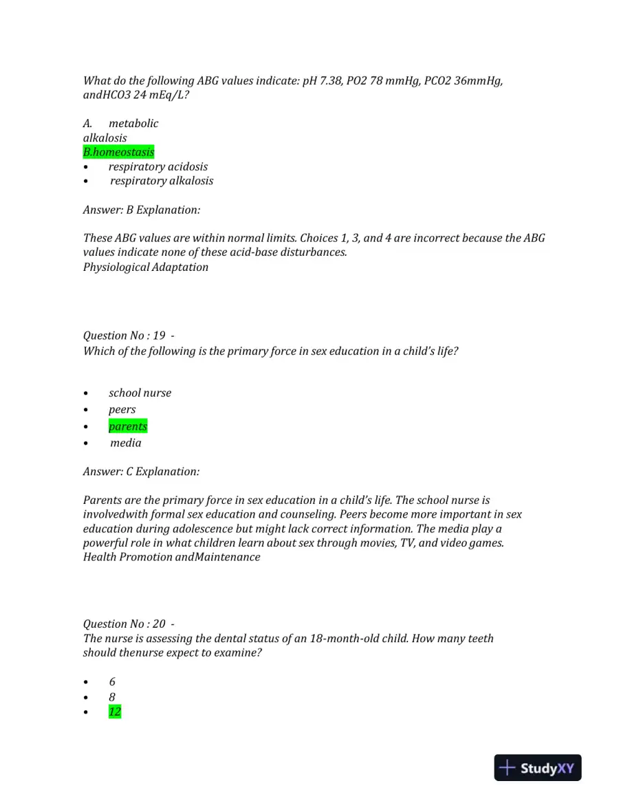 2023 NCLEX PN Physiological NGN Exam With Answers (200 Solved Questions), page 10