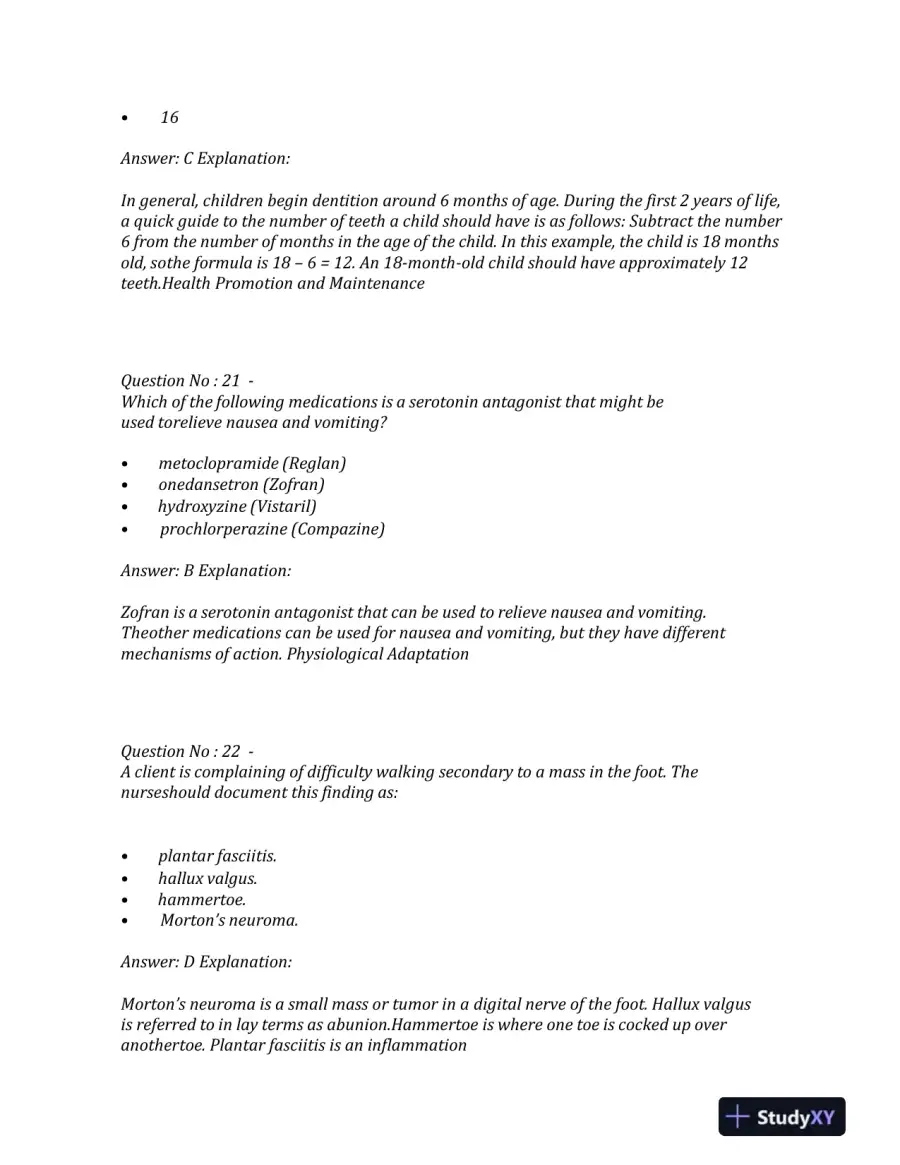 2023 NCLEX PN Physiological NGN Exam With Answers (200 Solved Questions), page 11