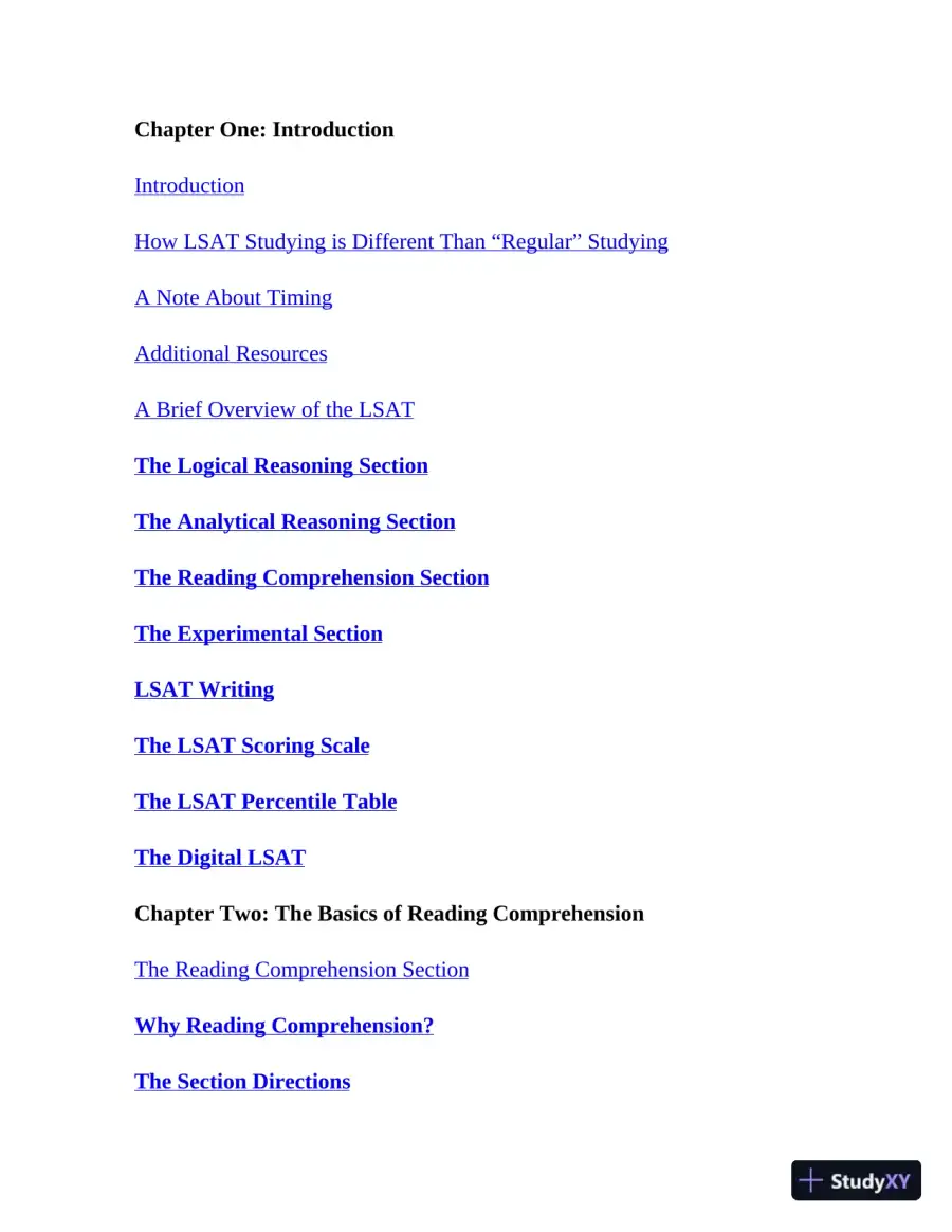 Powerscore: LSAT reading Comprehension (2020), page 10