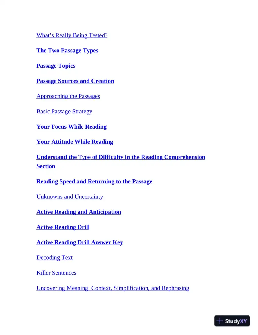 Powerscore: LSAT reading Comprehension (2020), page 11