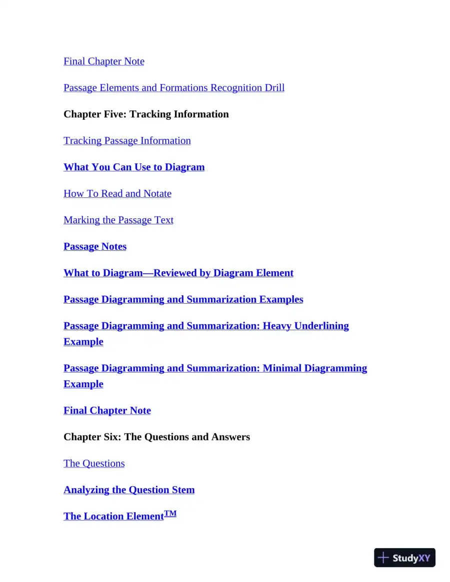 Powerscore: LSAT reading Comprehension (2020), page 14