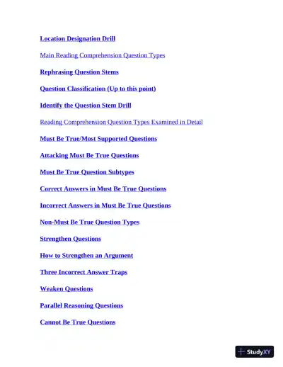 Powerscore: LSAT reading Comprehension (2020) - Page 15 preview image