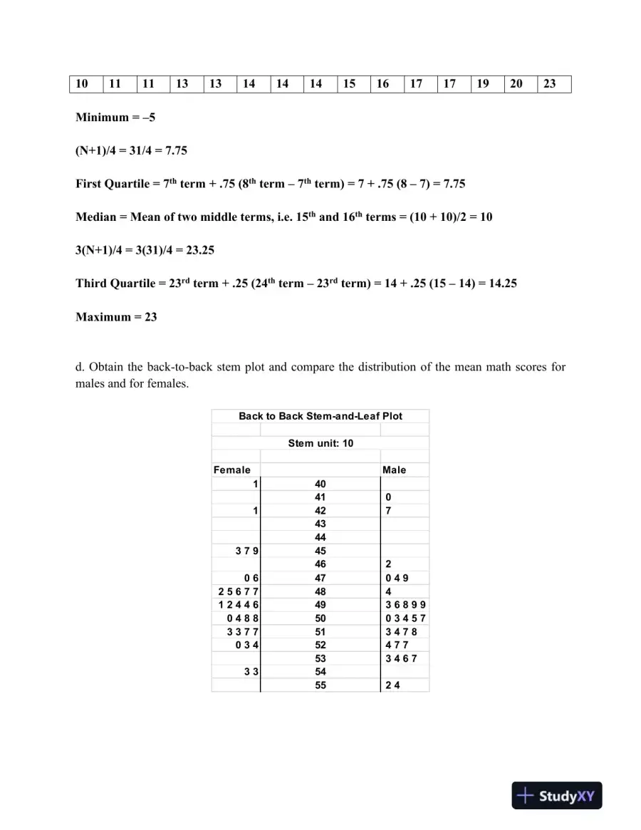 Statistical Analysis and Data Interpretation: Practical Applications and Problem Solving, page 3