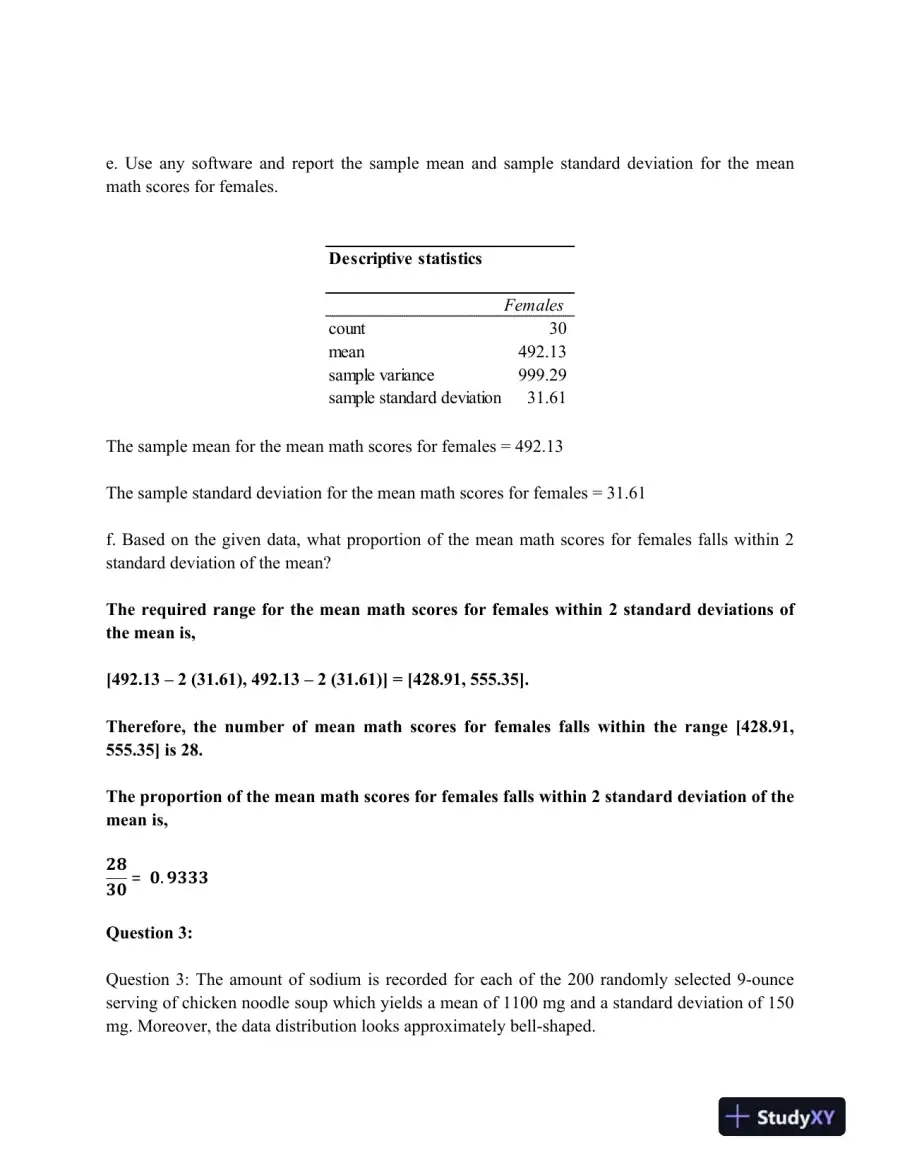 Statistical Analysis and Data Interpretation: Practical Applications and Problem Solving, page 4