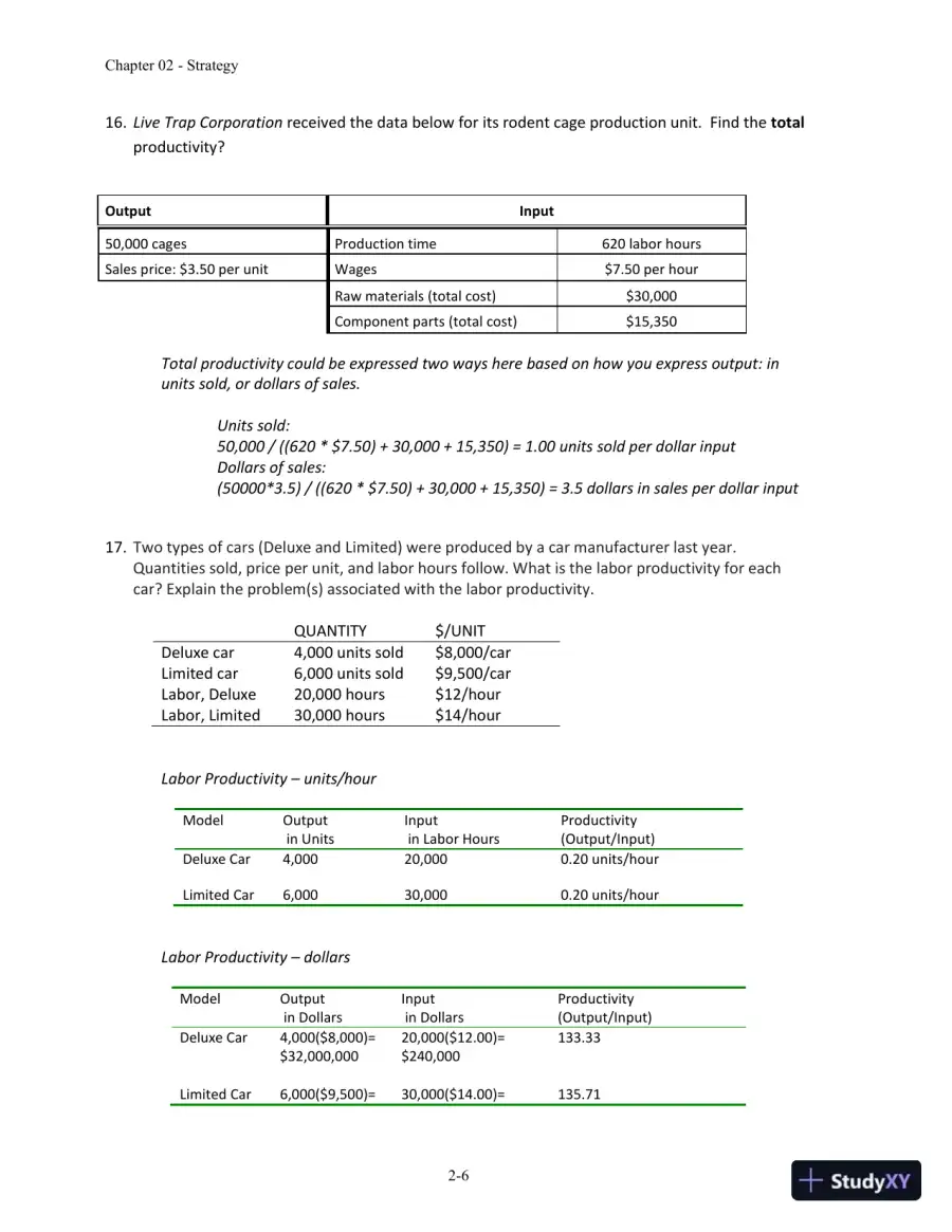 Solution Manual for Operations and Supply Chain Management, 14th Edition, page 15