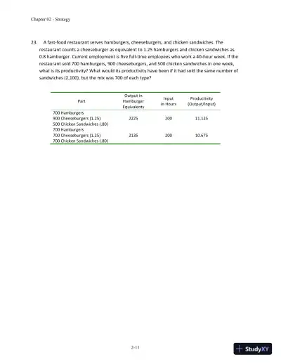 Solution Manual for Operations and Supply Chain Management, 14th Edition - Page 20 preview image