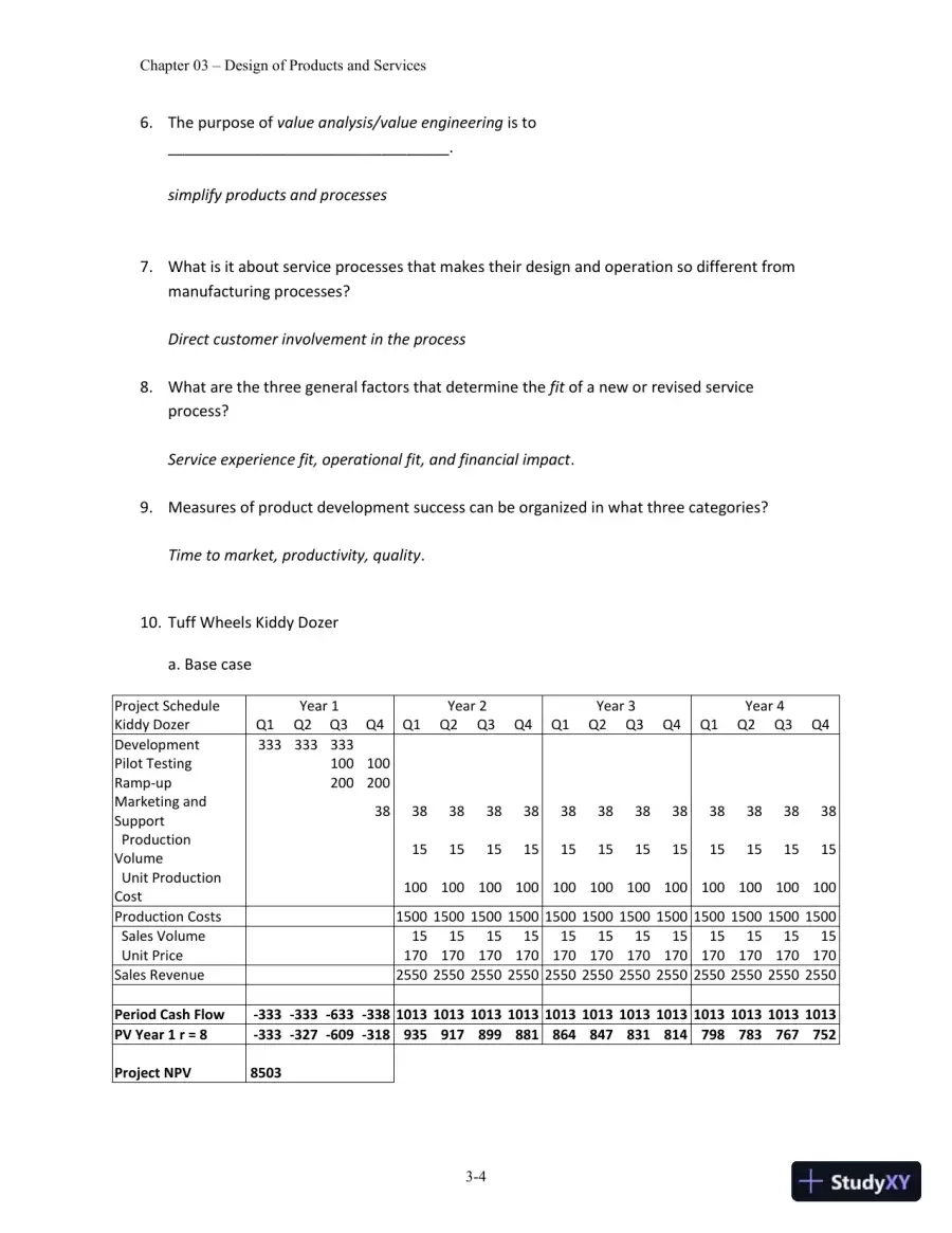 Solution Manual for Operations and Supply Chain Management, 14th Edition, page 24