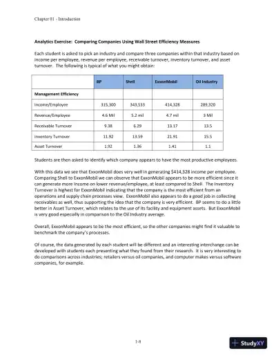 Solution Manual for Operations and Supply Chain Management, 14th Edition - Page 9 preview image
