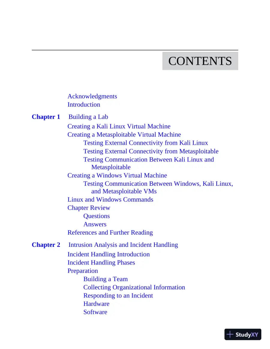 GCIH GIAC Certified Incident Handler All-in-One Exam Guide (2020), page 13
