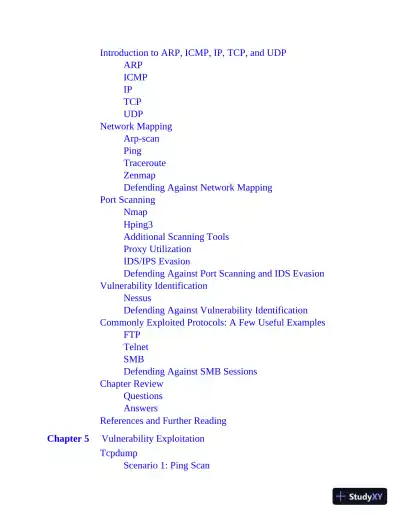 GCIH GIAC Certified Incident Handler All-in-One Exam Guide (2020) - Page 16 preview image