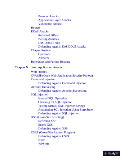 GCIH GIAC Certified Incident Handler All-in-One Exam Guide (2020) - Page 19 preview image