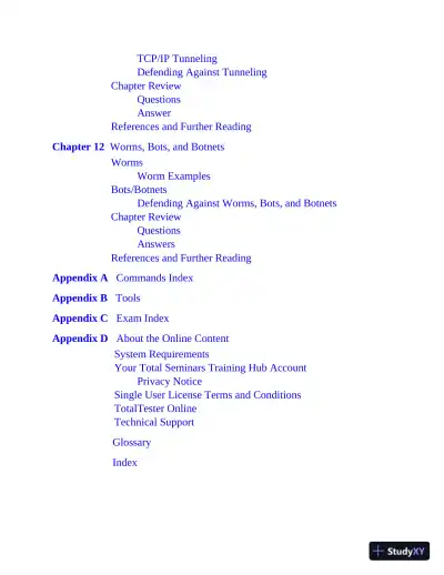GCIH GIAC Certified Incident Handler All-in-One Exam Guide (2020) - Page 21 preview image