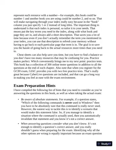 GCIH GIAC Certified Incident Handler All-in-One Exam Guide (2020) - Page 28 preview image