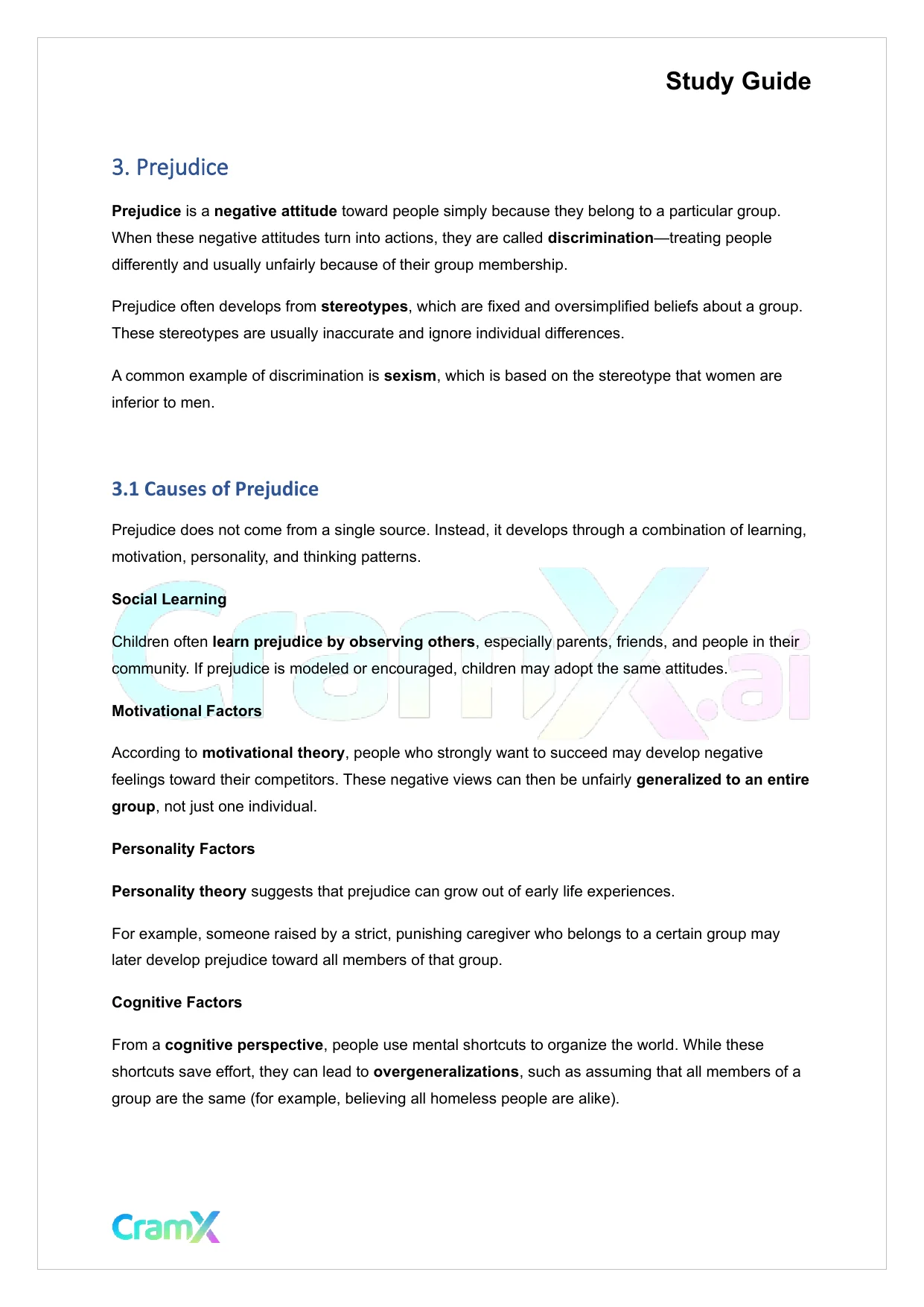 Psychology - Social Psychology - Page 4 preview image