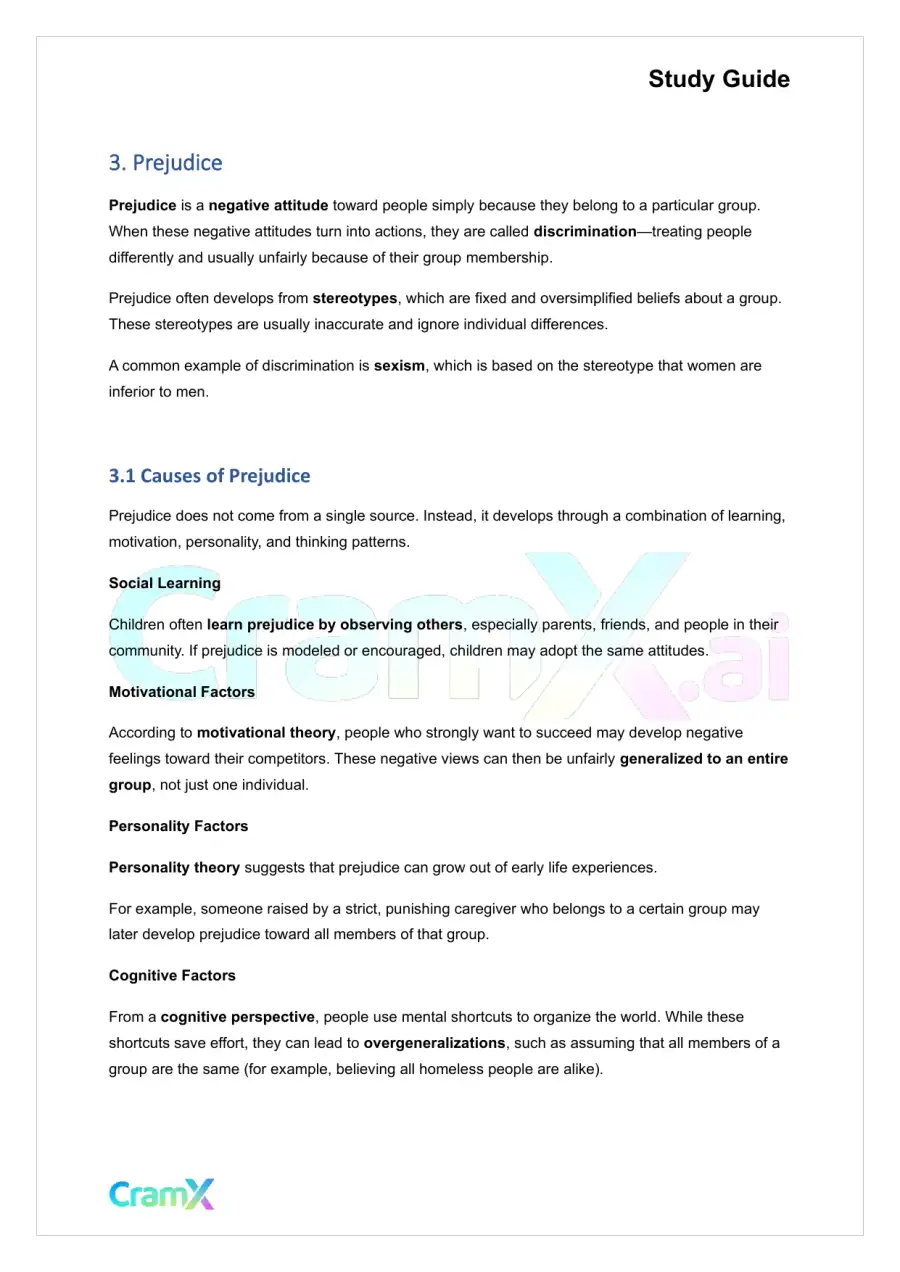 Psychology - Social Psychology, page 4