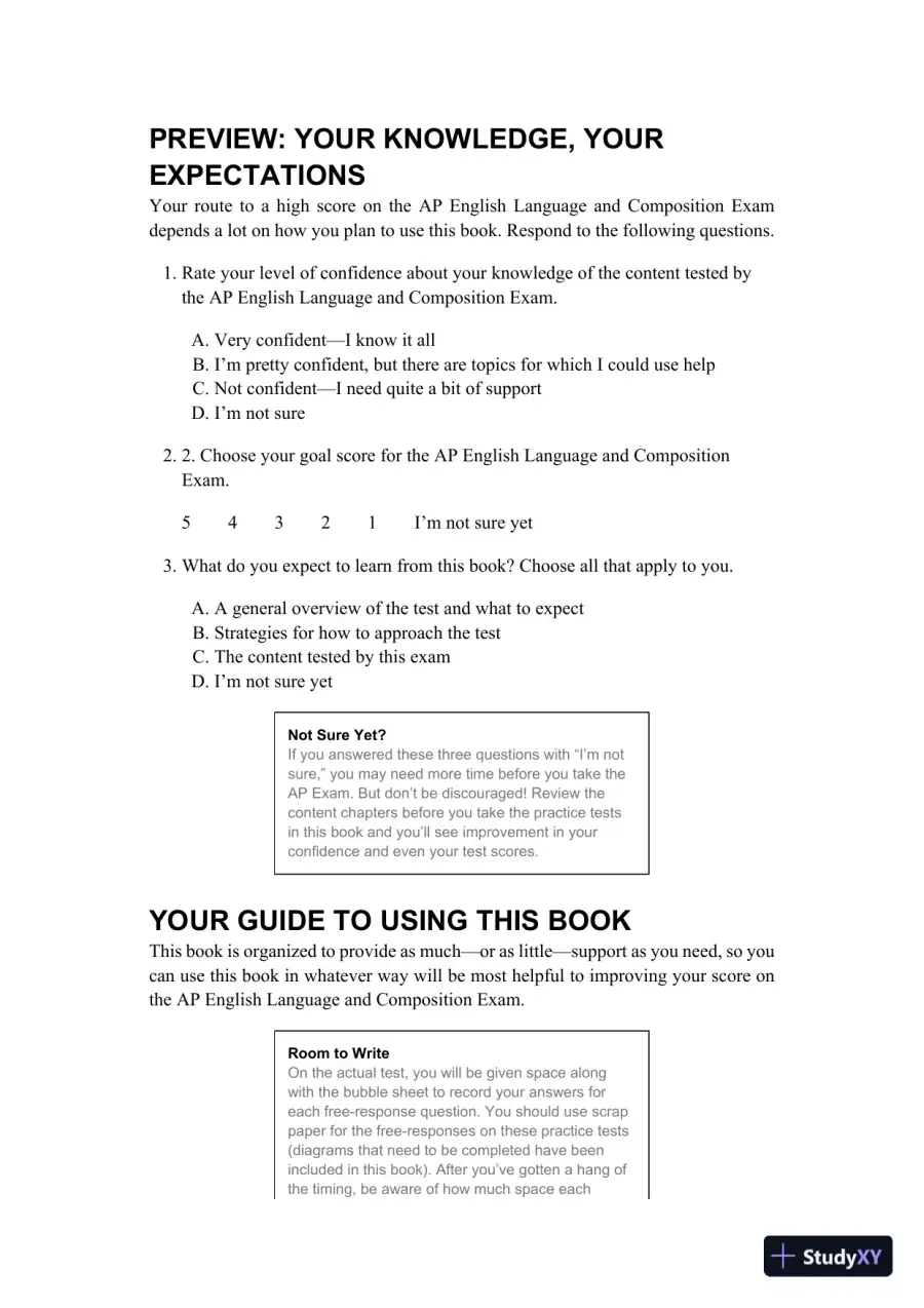 Princeton Review AP English Language and Composition Premium Prep, 18th Edition: 8 Practice Tests + Complete Content Review + Strategies and Techniques (2024) (2023), page 13