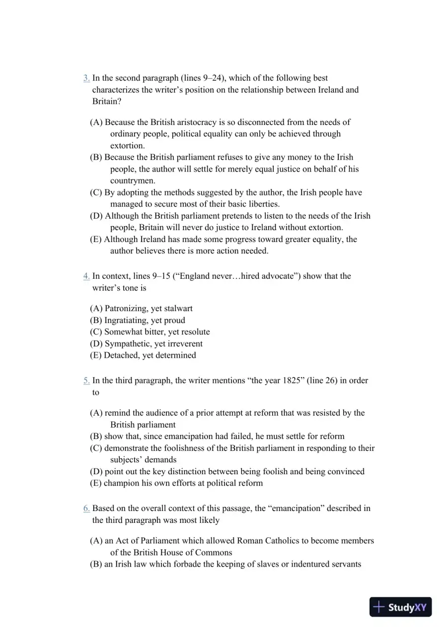 Princeton Review AP English Language and Composition Premium Prep, 18th Edition: 8 Practice Tests + Complete Content Review + Strategies and Techniques (2024) (2023), page 23