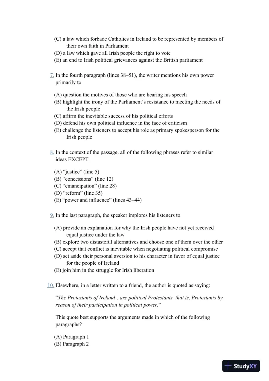 Princeton Review AP English Language and Composition Premium Prep, 18th Edition: 8 Practice Tests + Complete Content Review + Strategies and Techniques (2024) (2023), page 24