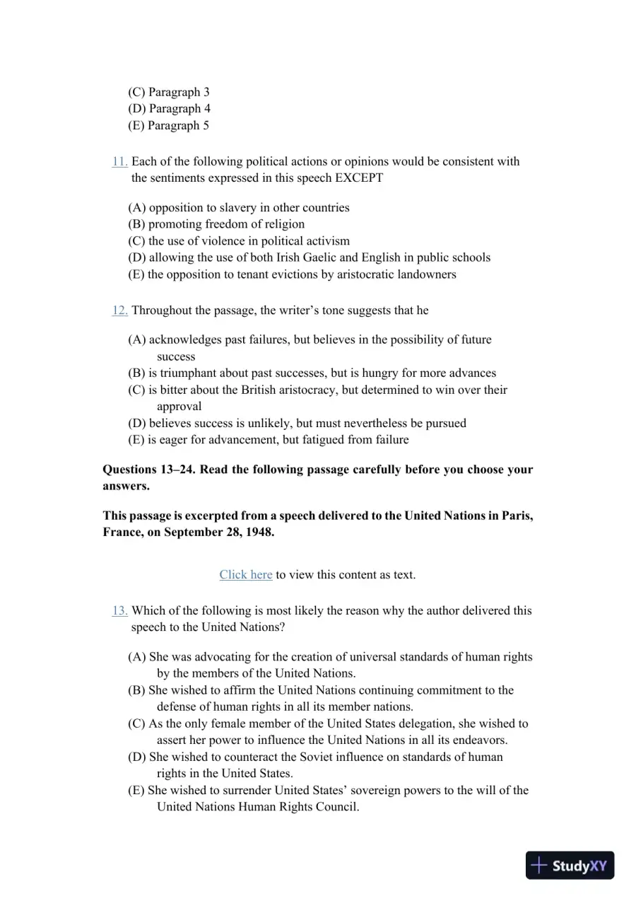 Princeton Review AP English Language and Composition Premium Prep, 18th Edition: 8 Practice Tests + Complete Content Review + Strategies and Techniques (2024) (2023), page 25