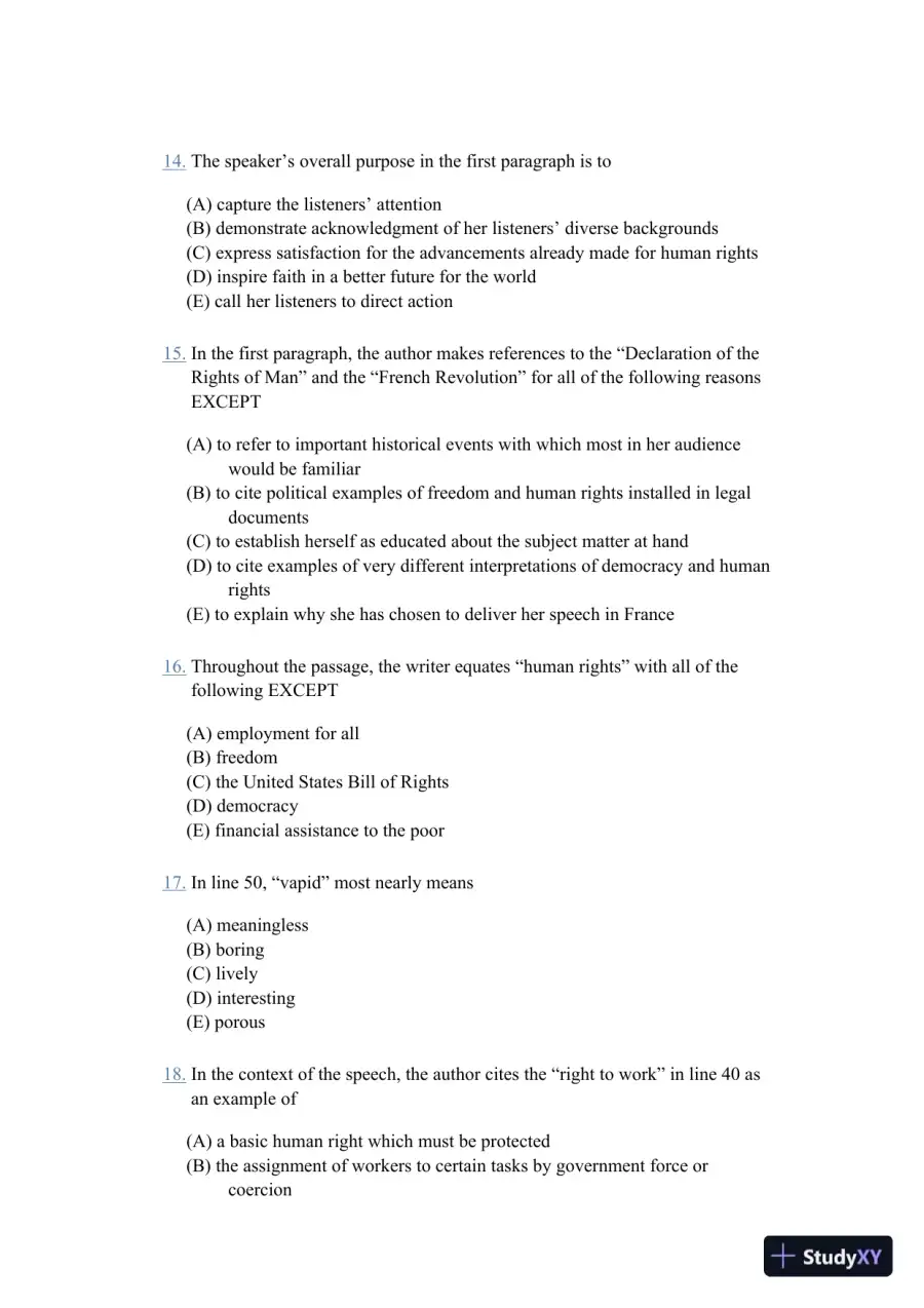 Princeton Review AP English Language and Composition Premium Prep, 18th Edition: 8 Practice Tests + Complete Content Review + Strategies and Techniques (2024) (2023), page 26