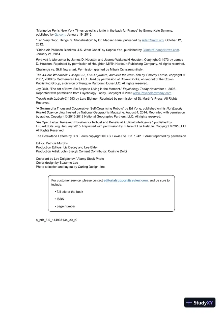 Princeton Review AP English Language and Composition Premium Prep, 18th Edition: 8 Practice Tests + Complete Content Review + Strategies and Techniques (2024) (2023), page 5