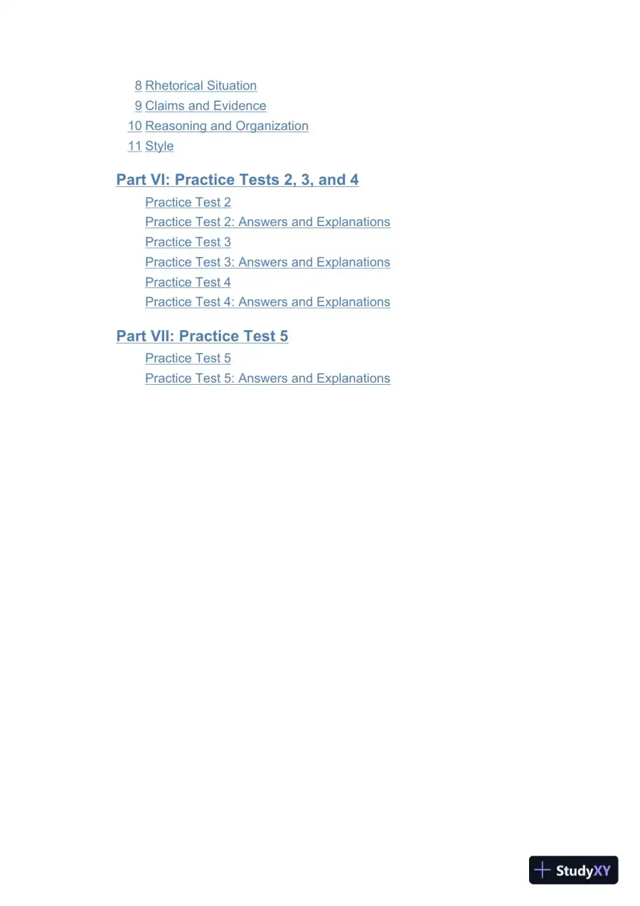 Princeton Review AP English Language and Composition Premium Prep, 18th Edition: 8 Practice Tests + Complete Content Review + Strategies and Techniques (2024) (2023), page 8