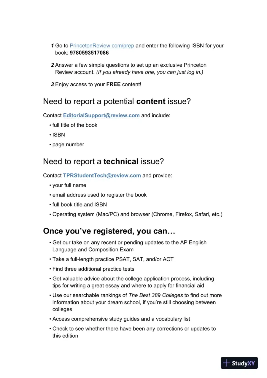 Princeton Review AP English Language and Composition Premium Prep, 18th Edition: 8 Practice Tests + Complete Content Review + Strategies and Techniques (2024) (2023), page 9