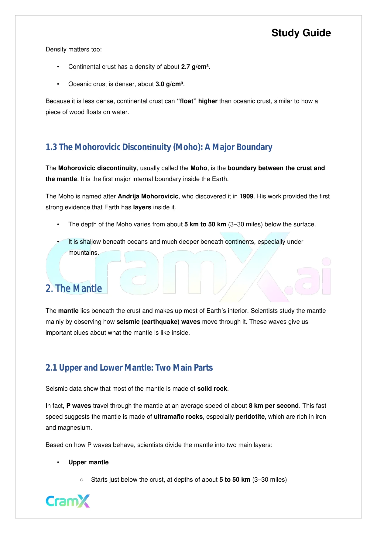 Geology - Inside the Earth - Page 2 preview image