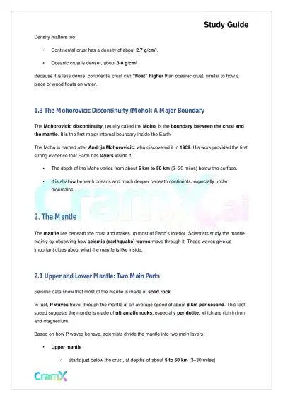 Geology - Inside the Earth - Page 2 preview image