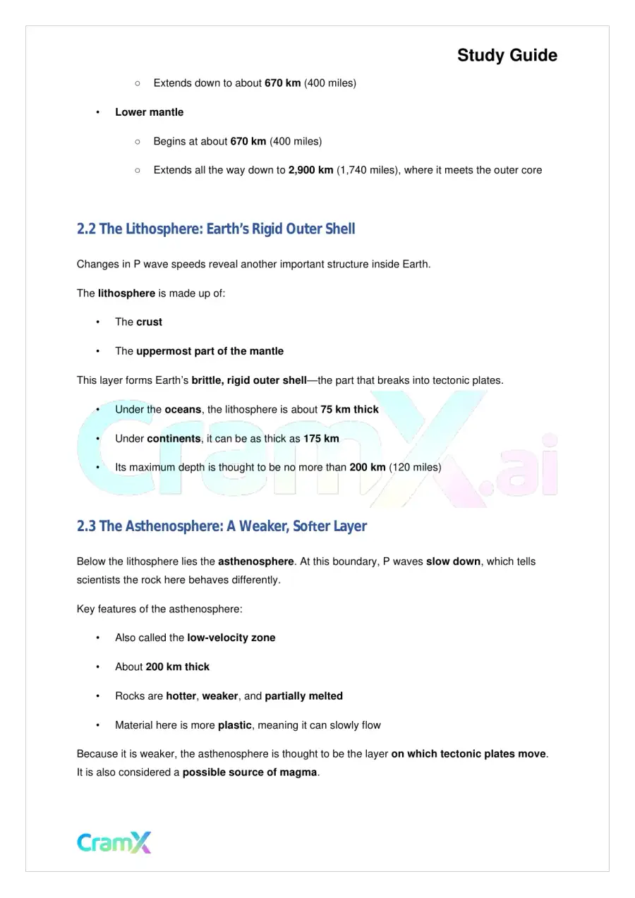 Geology - Inside the Earth, page 3