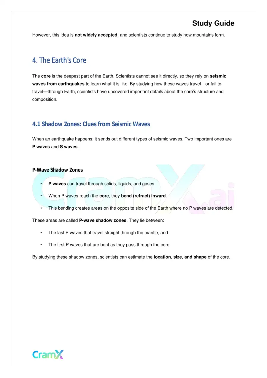 Geology - Inside the Earth, page 7