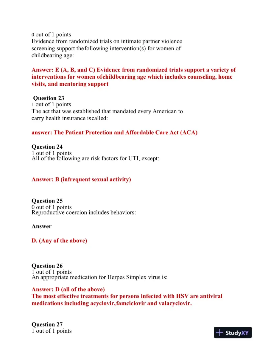 2021 NRNP6552 Hemotology Midterm Exam With Answers (101 Solved Questions), page 10