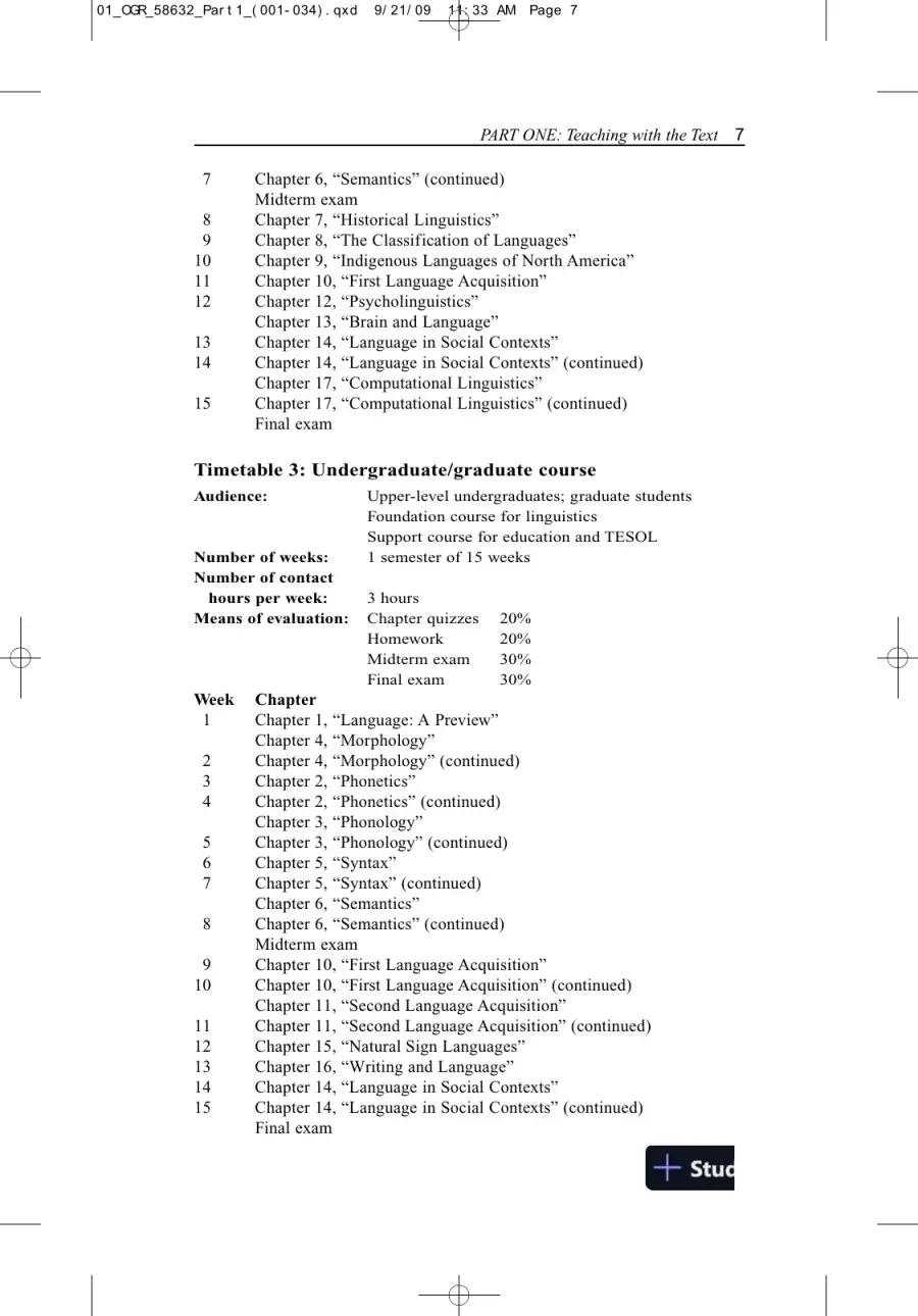 Solution Manual for Contemporary Linguistics: An Introduction , 6th Edition, page 10