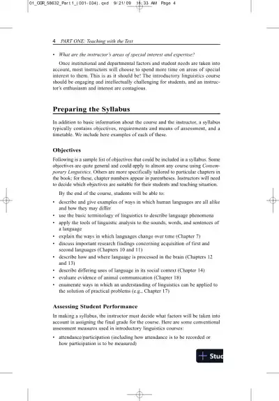 Solution Manual for Contemporary Linguistics: An Introduction , 6th Edition - Page 7 preview image