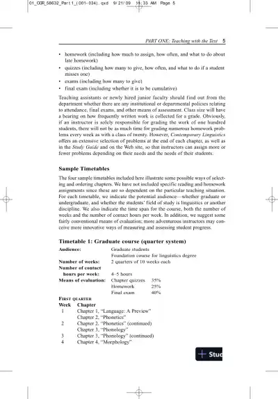 Solution Manual for Contemporary Linguistics: An Introduction , 6th Edition - Page 8 preview image