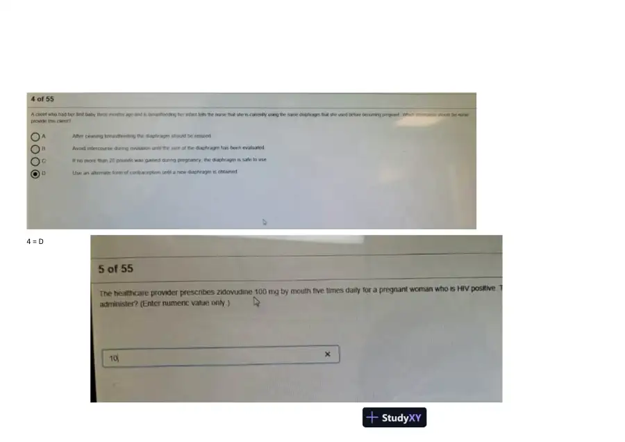 2023 HESI Maternity OB Test Bank Exit Exam Version 1 With Answers (70 Solved Questions), page 3