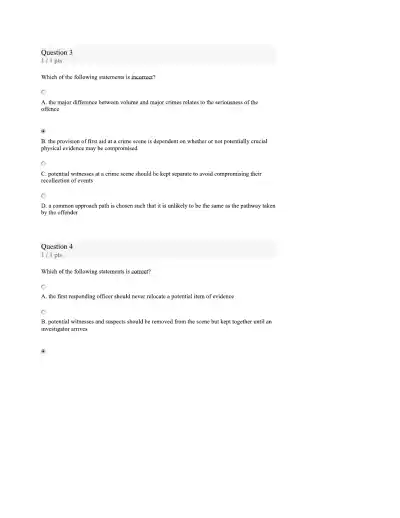 Introduction to Crime Scene Investigation - Page 2 preview image