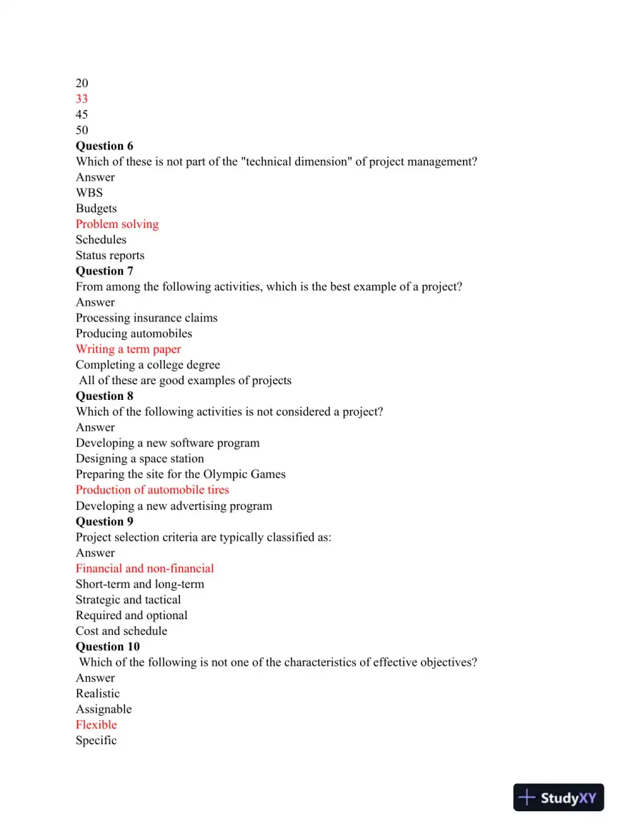 Bus517 Midterm Exam Part 1 & 2, page 3